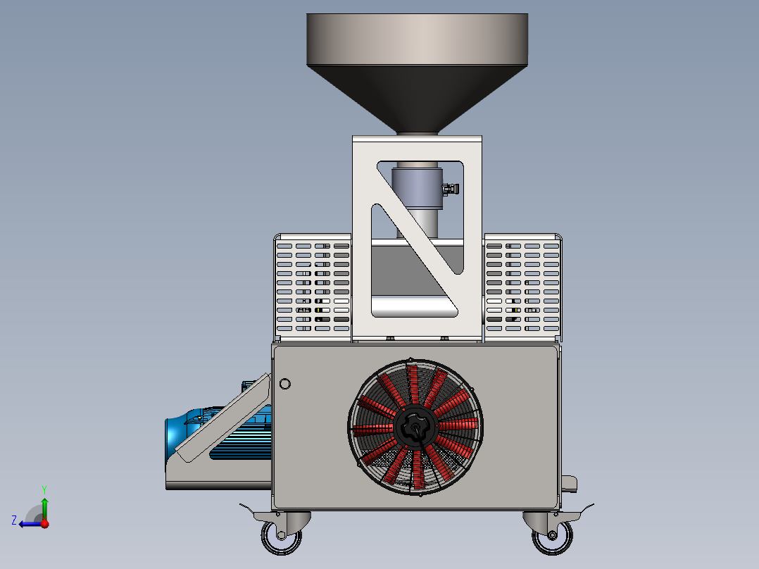 稻谷脱壳机-SW STP右视图