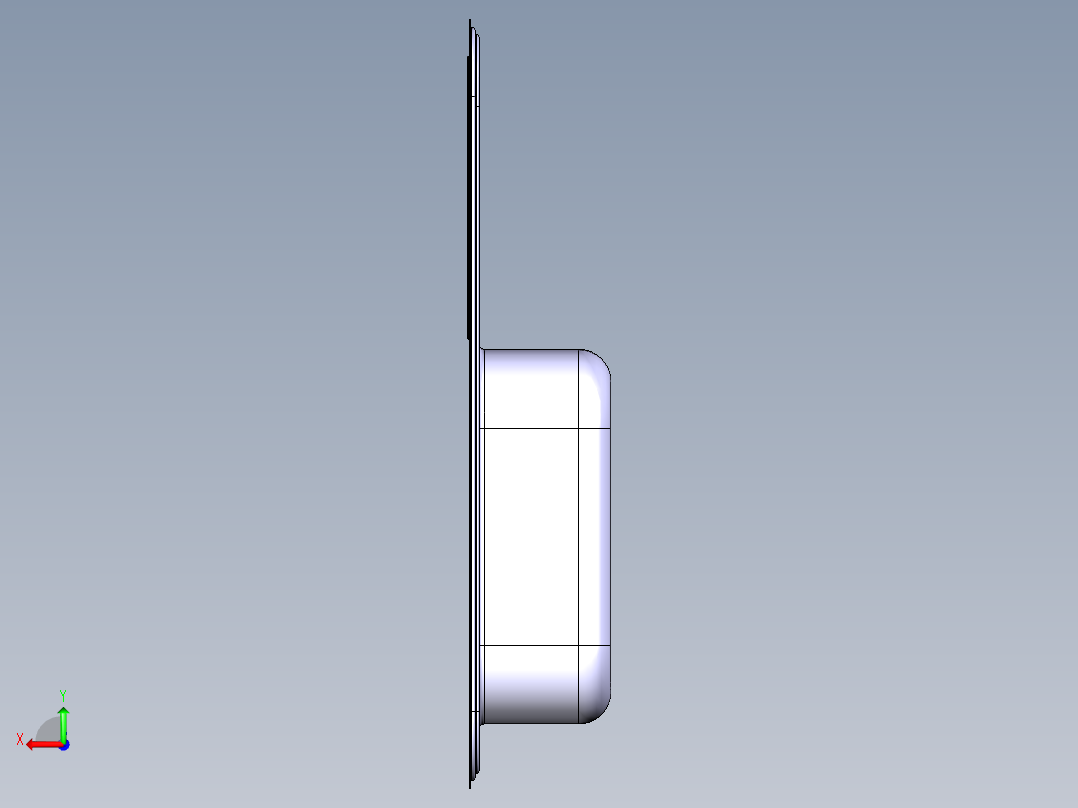 水槽、不锈钢水槽(68)后视图