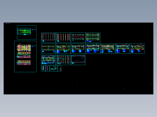 笔记本转轴连续冲压模模具设计图