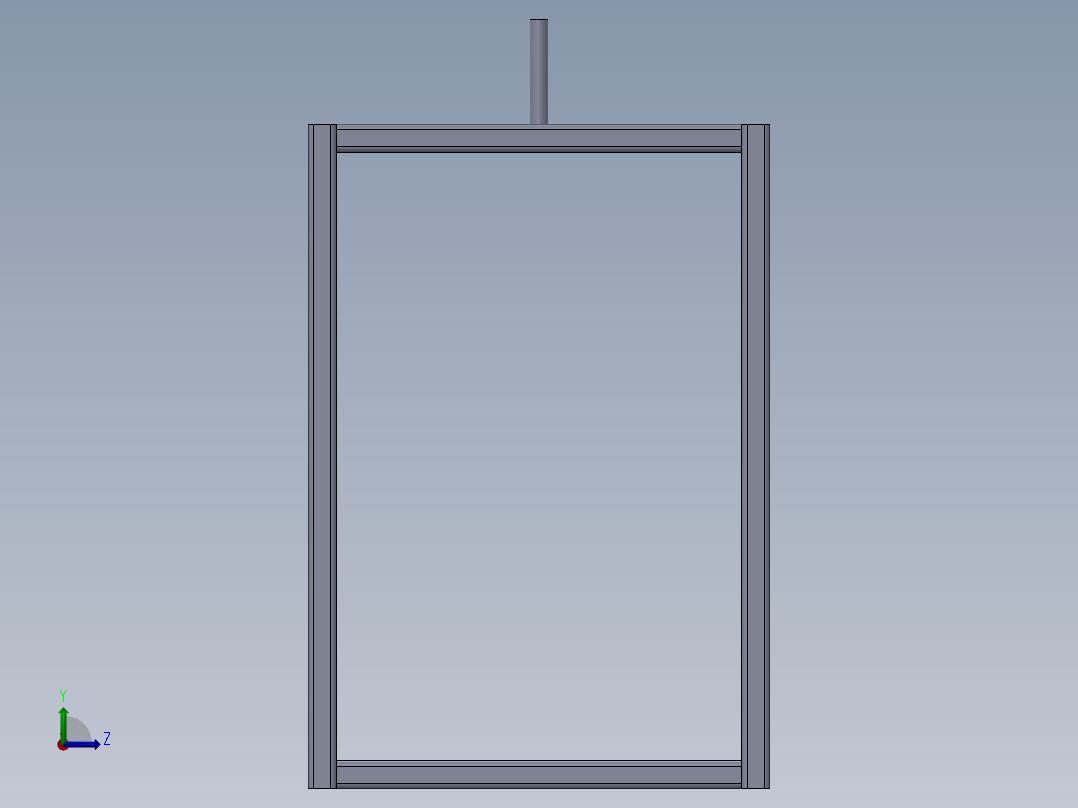 扳手腕桌左视图