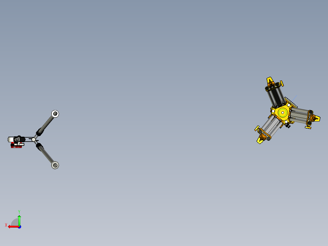 全站仪及其配件后视图