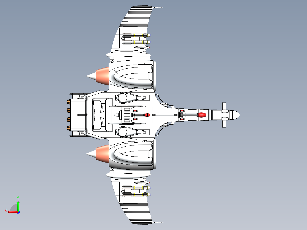 宇宙飞船(62)后视图