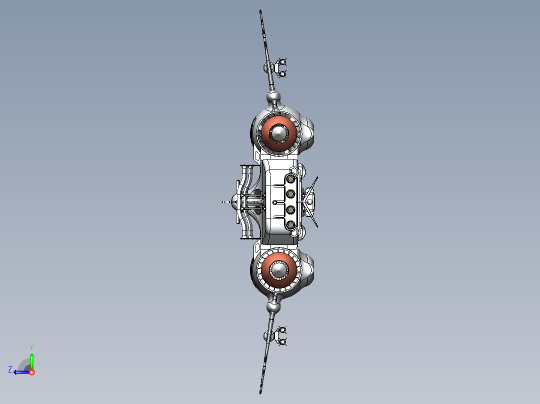 宇宙飞船(62)右视图