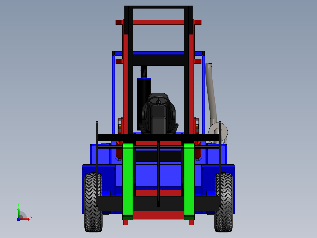叉车、 叉车 SW(4)前视图