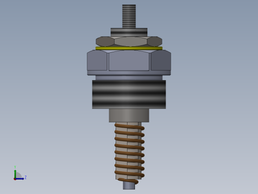 电线电热塞左视缩略图