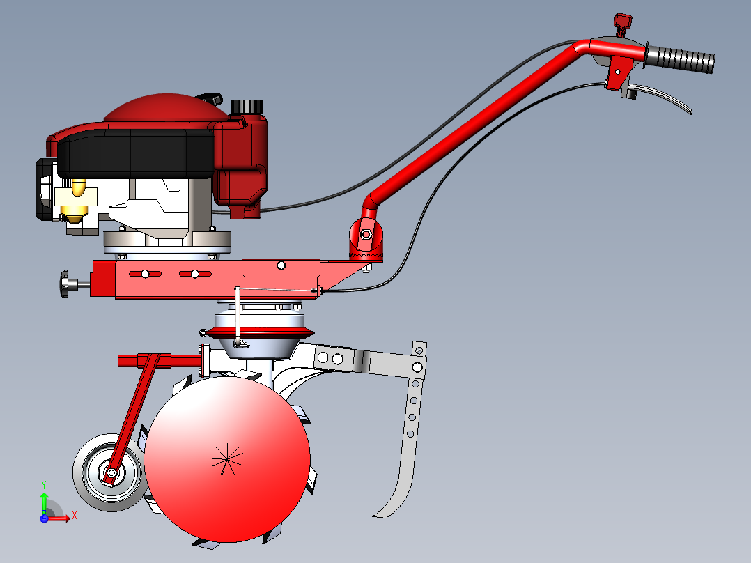 农业机械、播种机(48)前视图