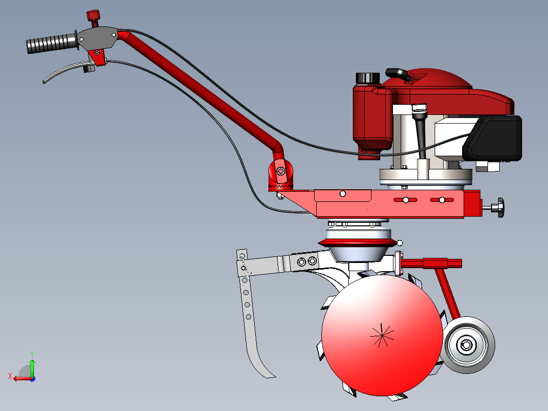 农业机械、播种机(48)后视图