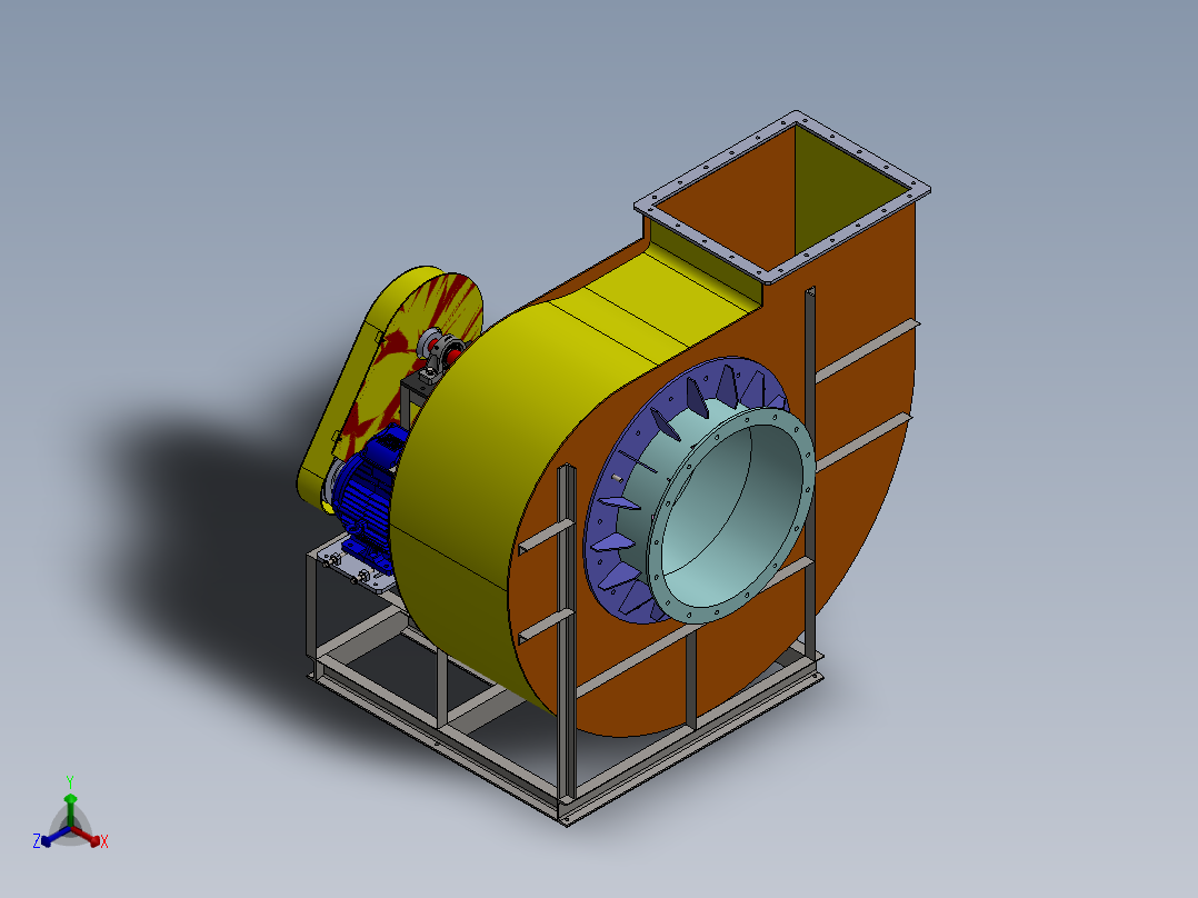 风扇(24)正等轴测图