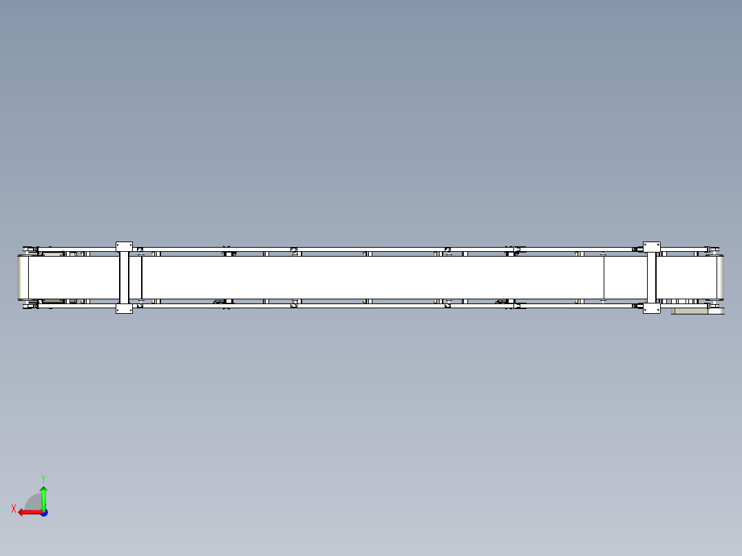 沥青设备滚筒上料机后视图