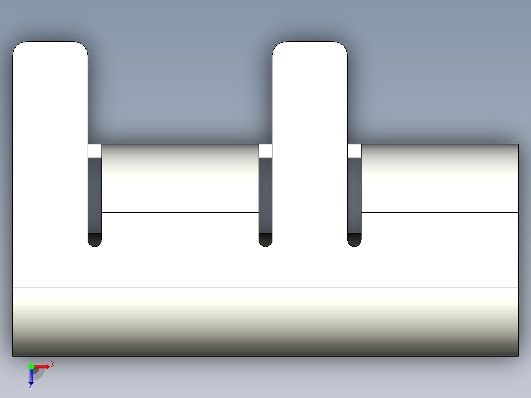USB Type C部分组成俯视图