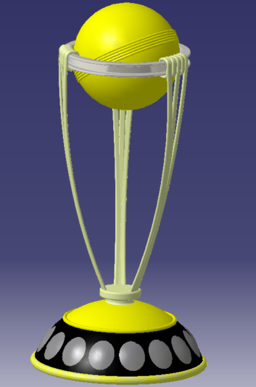 ICC ODI世界杯奖杯设计缩略图