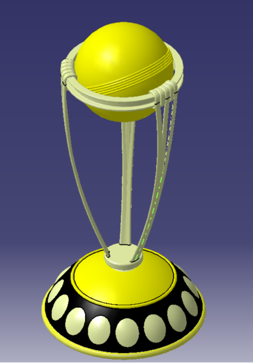 ICC ODI世界杯奖杯设计缩略图