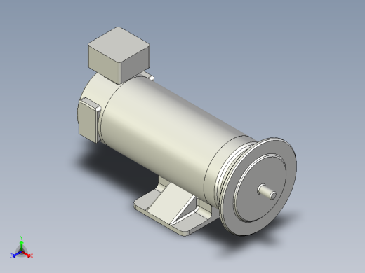 直流电机 BALDOR VP3326D正等轴测缩略图