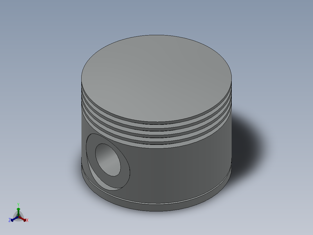 活塞正等轴测图