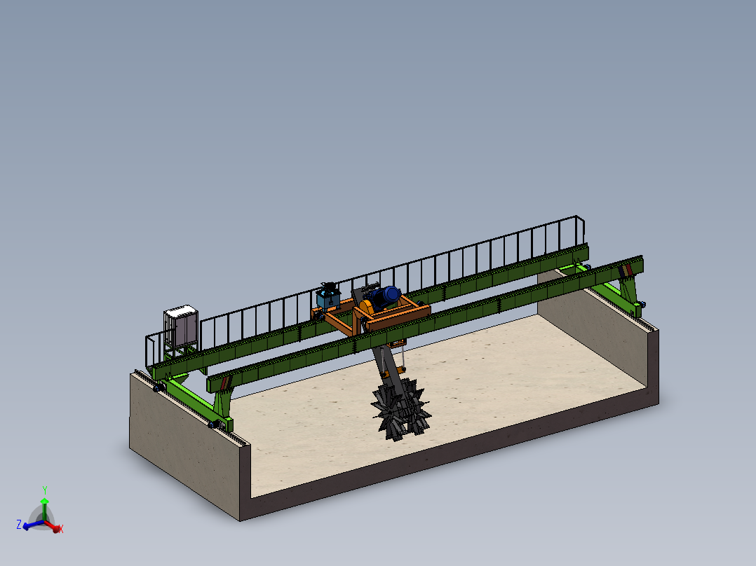 轮盘式翻抛机 1529712