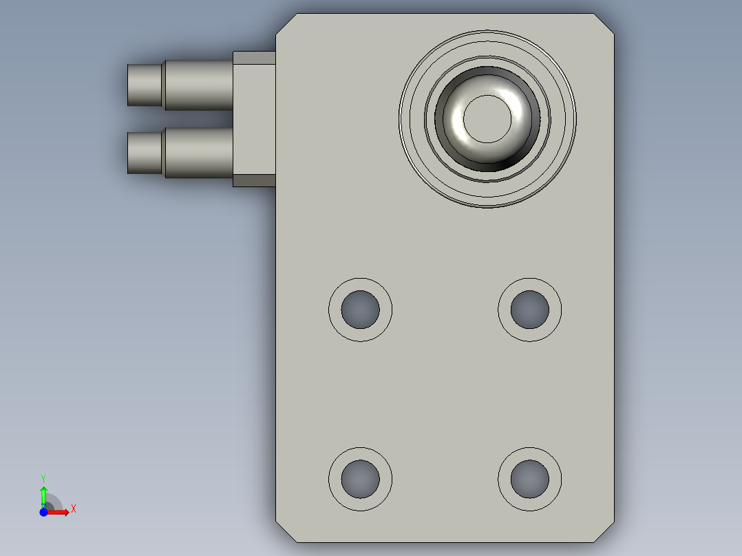 标签摩擦盘前视图