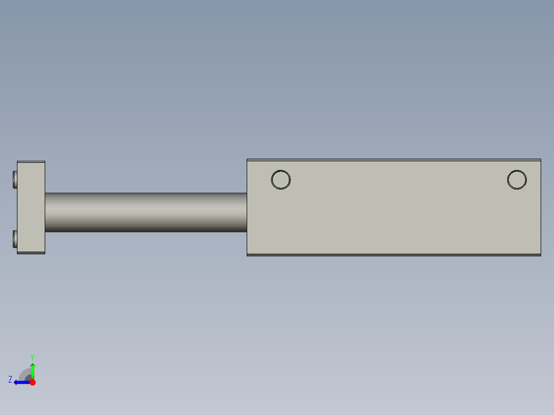 170860_DFM-32-100-P-A-GF带导杆气缸右视图