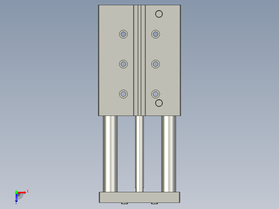 170860_DFM-32-100-P-A-GF带导杆气缸俯视图