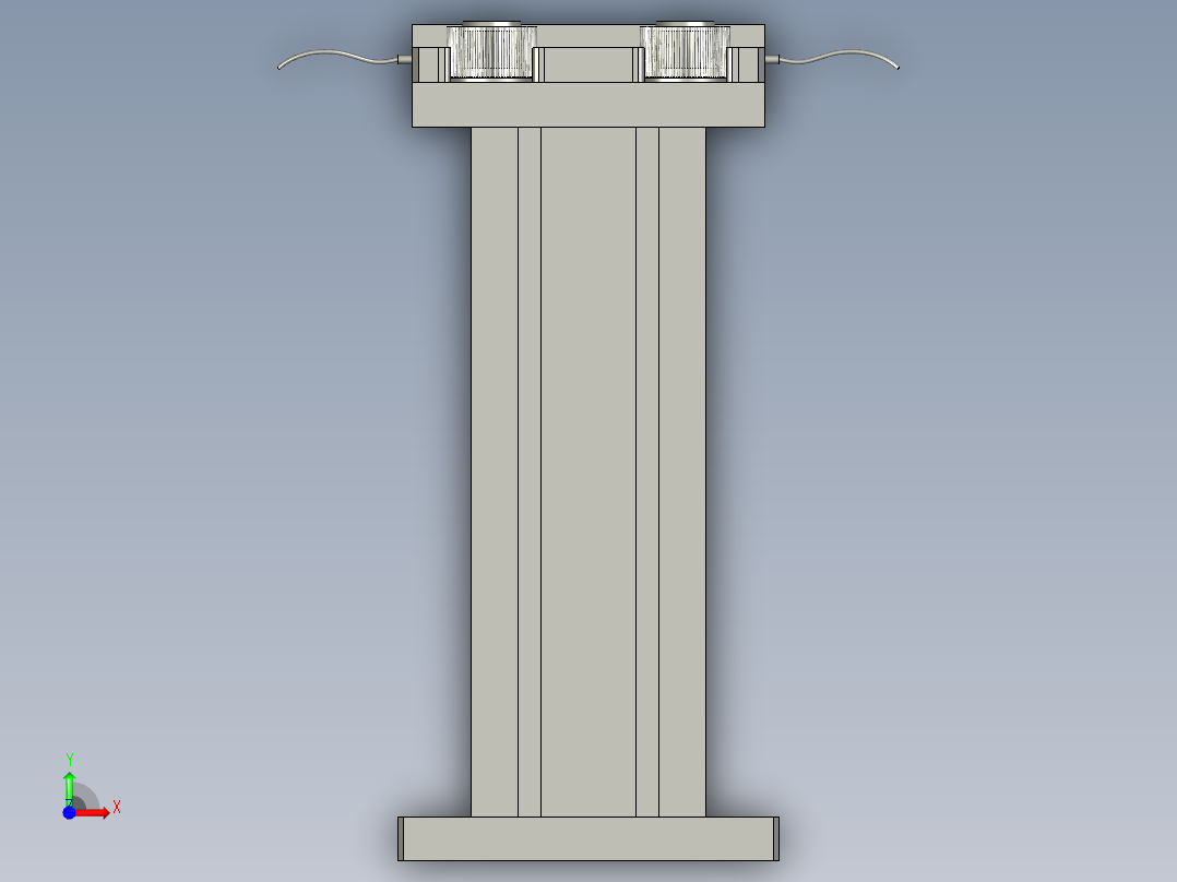 罗圈分料机构前视图