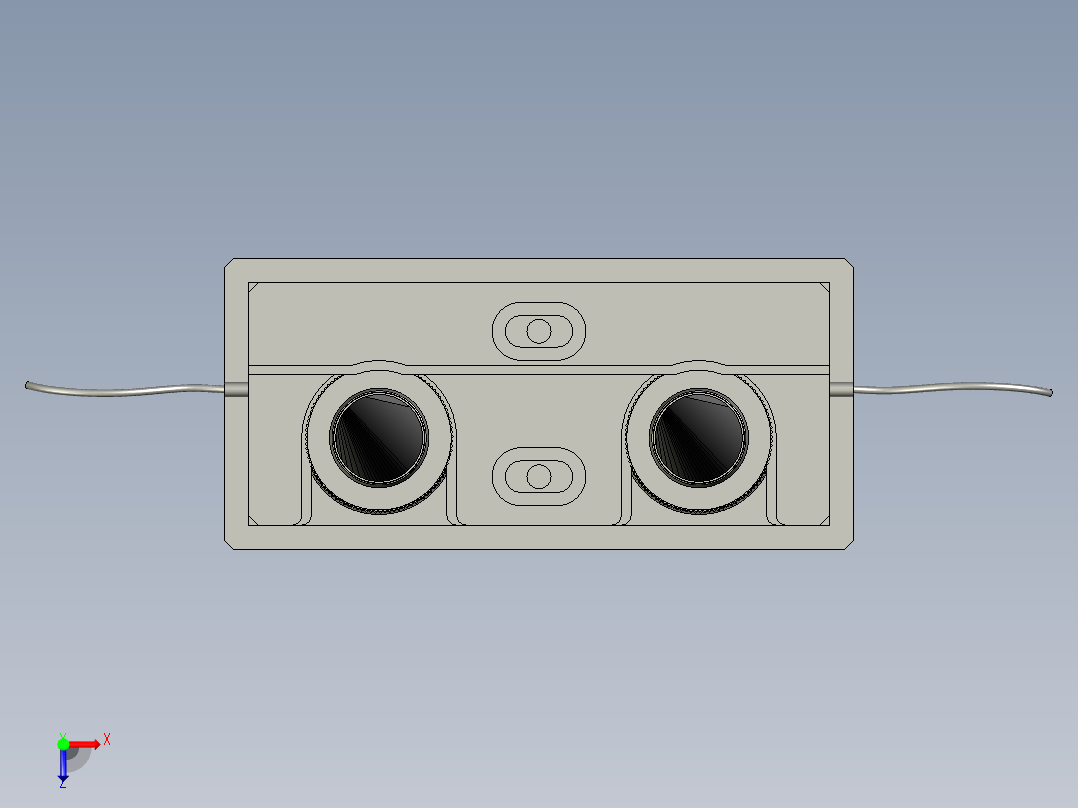 罗圈分料机构俯视图