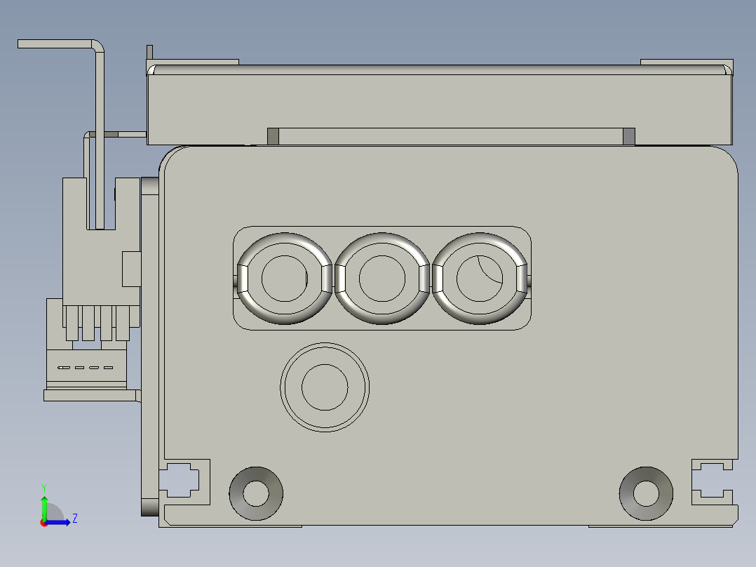 调整Y轴洁净模组)左视图