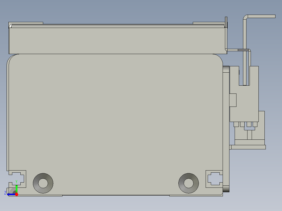 调整Y轴洁净模组)右视图