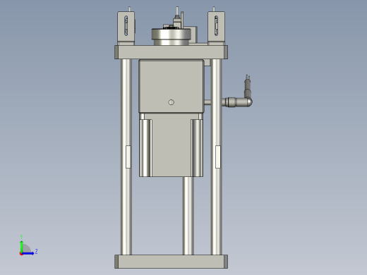IDK80040D100A-传动齿轮分料定位装置左视缩略图