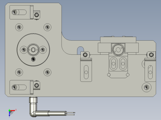 IDK80040D100A-传动齿轮分料定位装置俯视缩略图