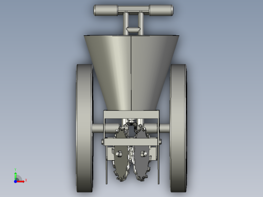撒播牧草播种机前视缩略图