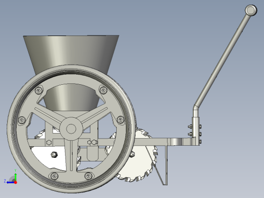 撒播牧草播种机右视缩略图