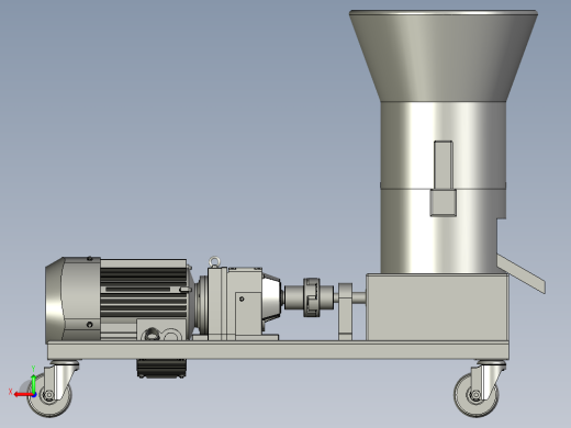 玉米粒杂粮制粒机后视缩略图