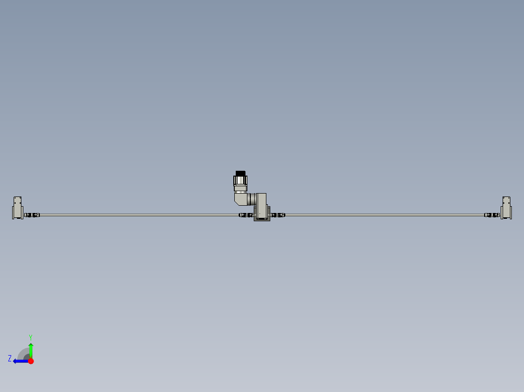 纵向移动装置右视图