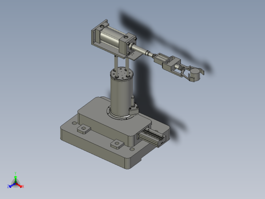 小型柔性分料送料机械手正等轴测缩略图