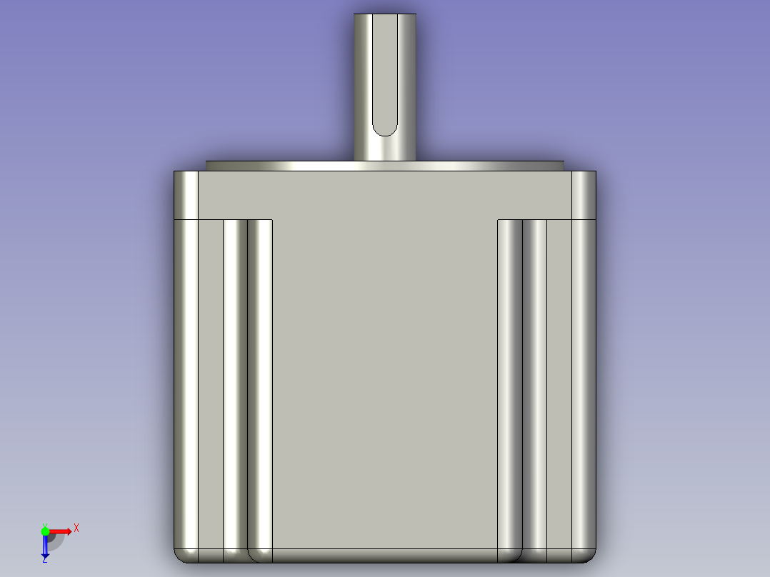 雷赛86CM45俯视图