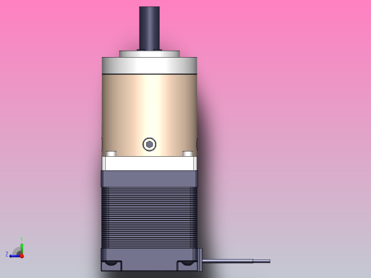 11HY混合式行星减速步进电机[11HY3401-C5X]右视缩略图