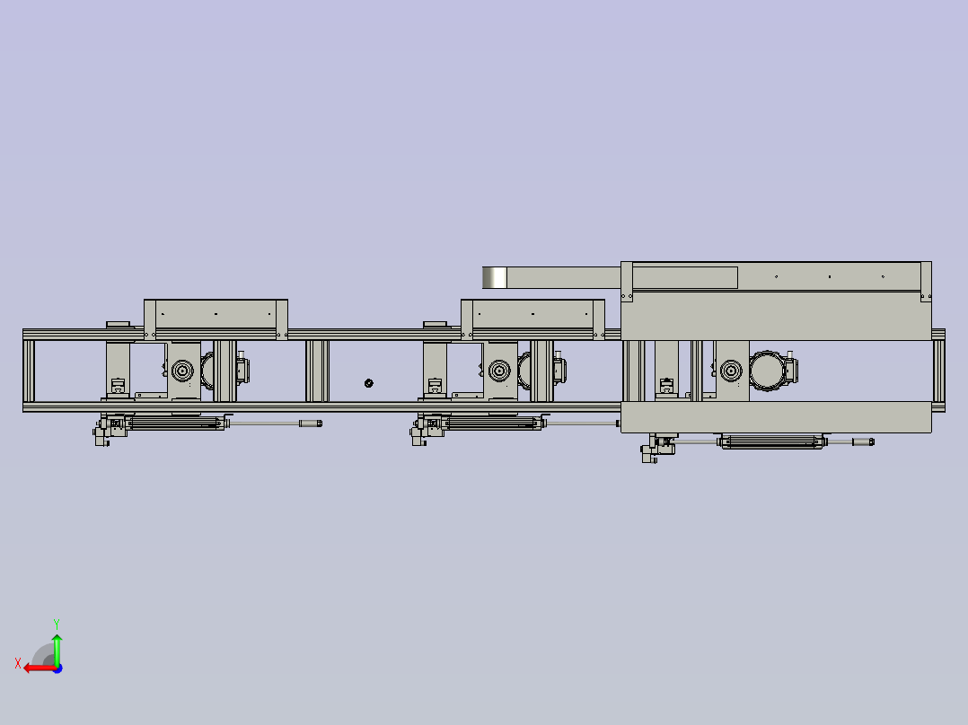 动力钻孔拉钉单元后视图