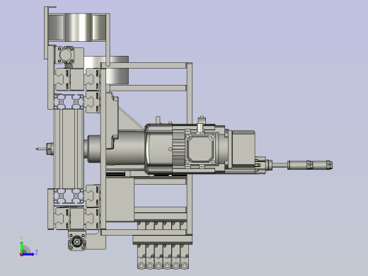 动力钻孔拉钉单元左视缩略图