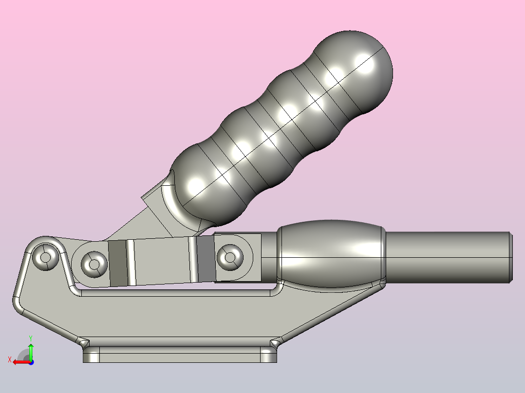 快速夹钳HS-304e.igs后视图
