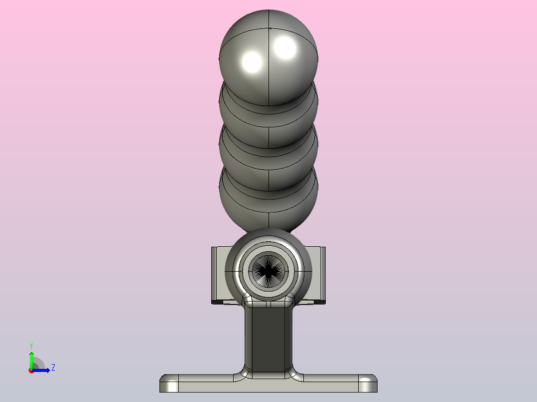 快速夹钳HS-304e.igs左视图
