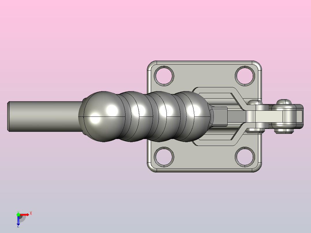 快速夹钳HS-304e.igs俯视图