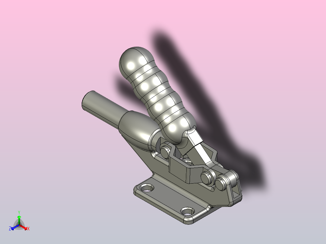 快速夹钳HS-304e.igs正等轴测图