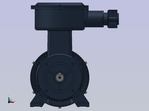 三相异步电动机YB3-90L-(2.4.6.8)-B34安装前视缩略图