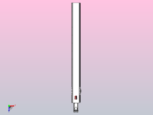 日规模组半封闭丝杆TPA-HNR-110D-1610C-L1000-M-C-P40-N3俯视缩略图