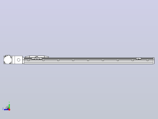 机器人皮带驱动直线轴TPA-GCB-150-P80-L1000-QL-M75-N3右视缩略图