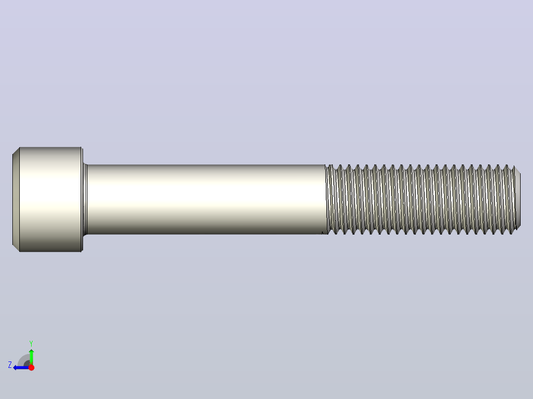 DIN_EN_ISO_4762_M16x100.ipt内六角螺钉右视图