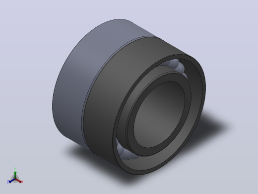 多套GBT292-GBT296角接触球轴承3D模型Solidworks设计