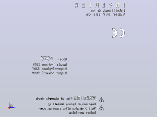 变频器A025左视缩略图