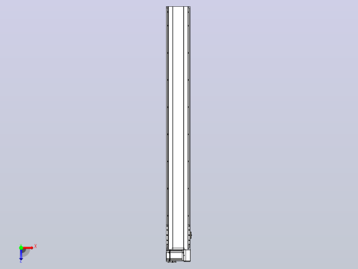 皮带直线轴半封闭可选导轨TPA-HNB-175D-140-L1500-RU-C-P75-N3俯视缩略图