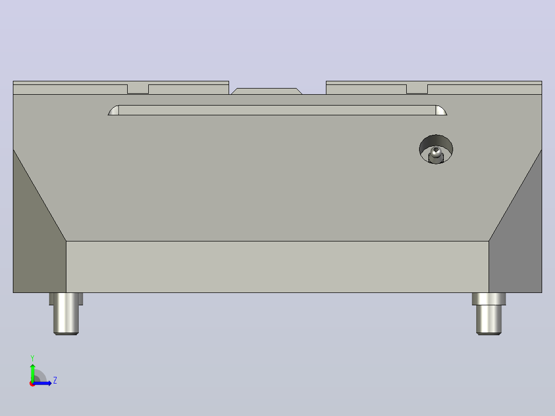 气动夹紧系统SCHUNK-0405512 KSP-F-Z plus 250, 0左视图