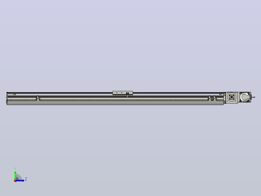 MT120BT半封闭皮带滑台[MT120BT.L100.1100.R.P40.C3]左视图